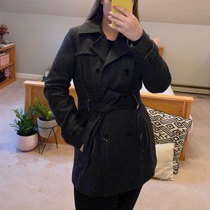 Charcoal Pea Coat